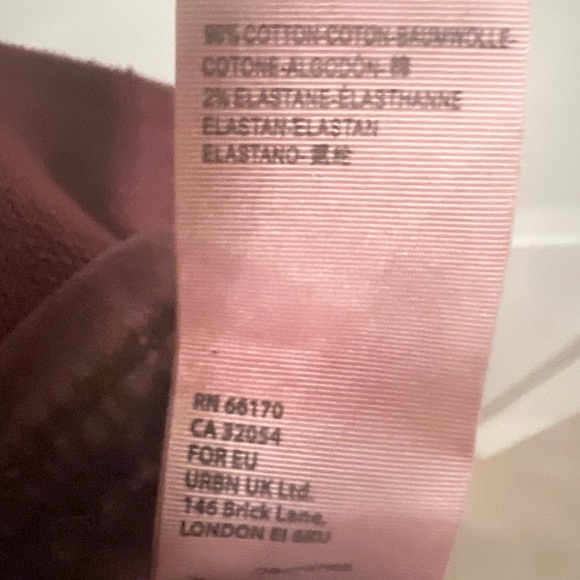 WE THE FREE Pull On Corduroy Flare in Dark Red - Picture 5 of 7